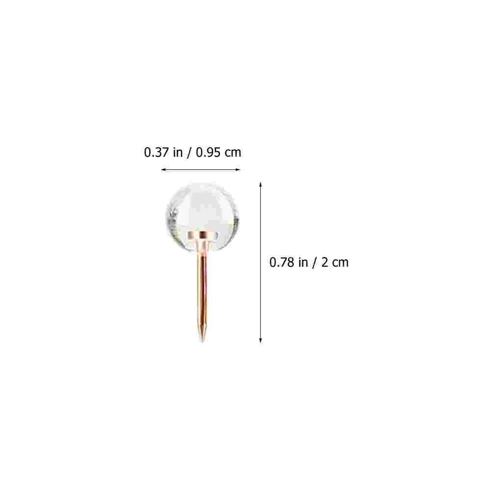 50 Pcs Convenient Thumbtacks Desk Accessories Home Accessory Office Cork Board Ball Shaped Push Pin Small Pushpins Metal Decor
50 Pcs Convenient Thumbtacks Desk Accessories Home Accessory Office Cork Board Ball Shaped Push Pin Small Pushpins Metal Decor