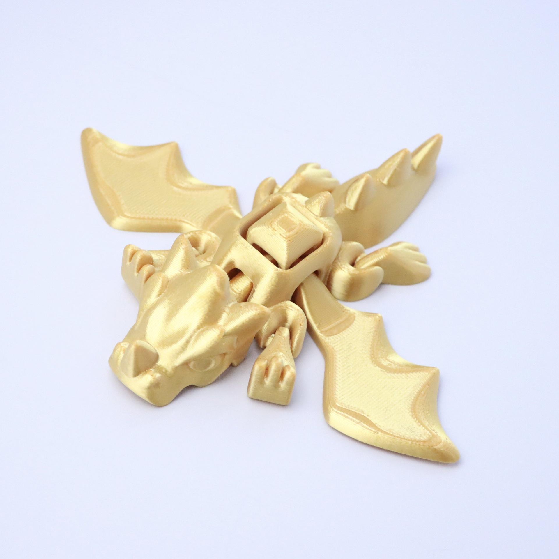 Creative 3D Printing Triangular Flying Dragon Toy Simulation Animal Dinosaur Joints Movable Dragon Toy Home Decoration Best Gift
Creative 3D Printing Triangular Flying Dragon Toy Simulation Animal Dinosaur Joints Movable Dragon Toy Home Decoration Best Gift