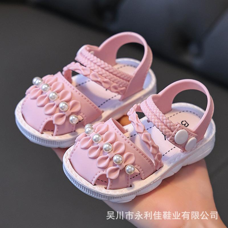 Summer new breathable closed-toe toddler shoes for girls, children s princess soft-soled non-slip baby rubber sandals 16-20Code(No free shipp розовый
Summer new breathable closed-toe toddler shoes for girls, children s princess soft-soled non-slip baby rubber sandals 16-20Code(No free shipp розовый