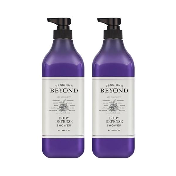 BEYOND Body Defense Shower 1L x2 / Large Capacity Body Wash
BEYOND Body Defense Shower 1L x2 / Large Capacity Body Wash