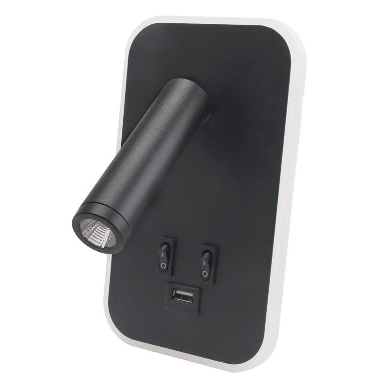 ABUL-1 Piece USB Charging 330 Degree Rotation Adjustable Wall Lamp Bedside Study Reading Sconce Lamp SS Black чорний
ABUL-1 Piece USB Charging 330 Degree Rotation Adjustable Wall Lamp Bedside Study Reading Sconce Lamp SS Black чорний