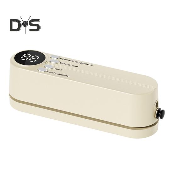 Мини-вакуумный упаковщик для пищевых продуктов Беспроводной перезаряжаемый упаковщик с цифровым дисплеем Вакуумный упаковщик для хранения пищевых продуктов Термоупаковщик для пакетов с чипсами A белый
Мини-вакуумный упаковщик для пищевых продуктов Беспроводной перезаряжаемый упаковщик с цифровым дисплеем Вакуумный упаковщик для хранения пищевых продуктов Термоупаковщик для пакетов с чипсами A белый