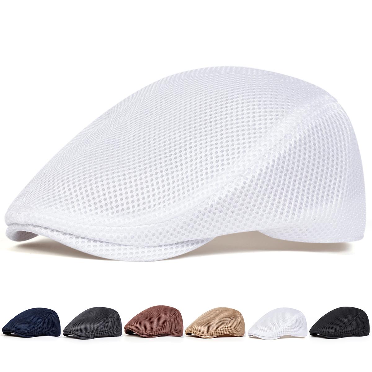 Men Mesh Breathability Newsboy Caps British Painters Hats Spring and Summer Flat Cap Hip Hop Berets чорний
Men Mesh Breathability Newsboy Caps British Painters Hats Spring and Summer Flat Cap Hip Hop Berets чорний