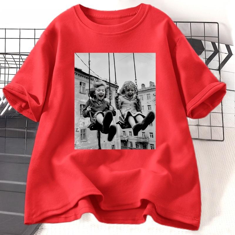 Retro T Shirt Print Womens Cotton Short Sleeve Vintage ONeck Casual Tee TShirt Female Clothing Breathable Short Sleeve Tops 4XL
Retro T Shirt Print Womens Cotton Short Sleeve Vintage ONeck Casual Tee TShirt Female Clothing Breathable Short Sleeve Tops 4XL