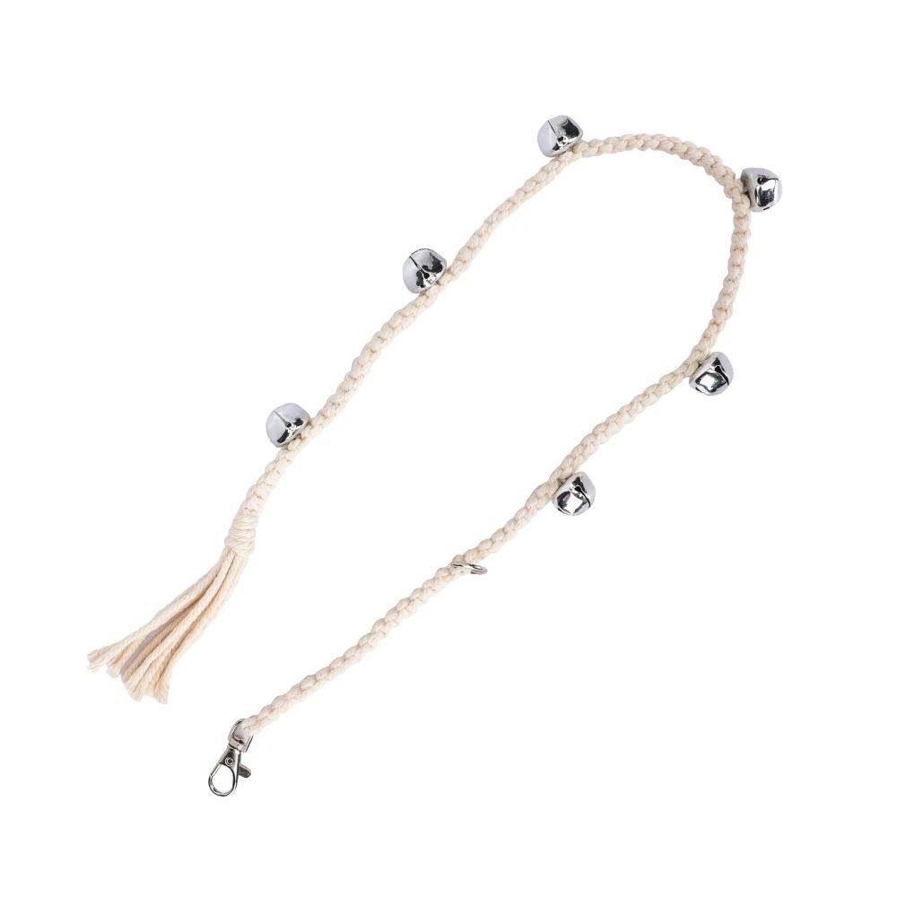 Woven Puppy Rope Bells Cotton Rope Pet Doorbell Door Knob Dog Talking Button for Potty Training серебряный
Woven Puppy Rope Bells Cotton Rope Pet Doorbell Door Knob Dog Talking Button for Potty Training серебряный