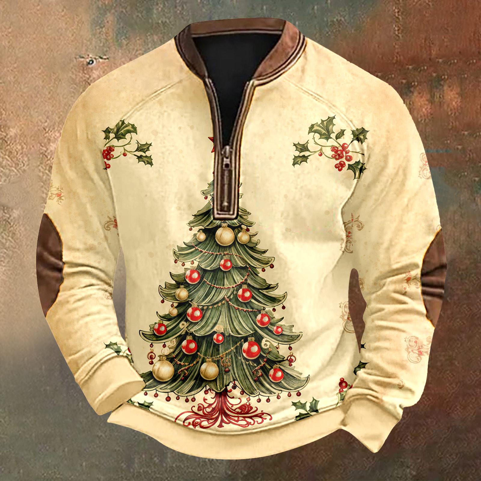 Мужская рождественская ретро-повседневная толстовка на молнии L
Мужская рождественская ретро-повседневная толстовка на молнии L