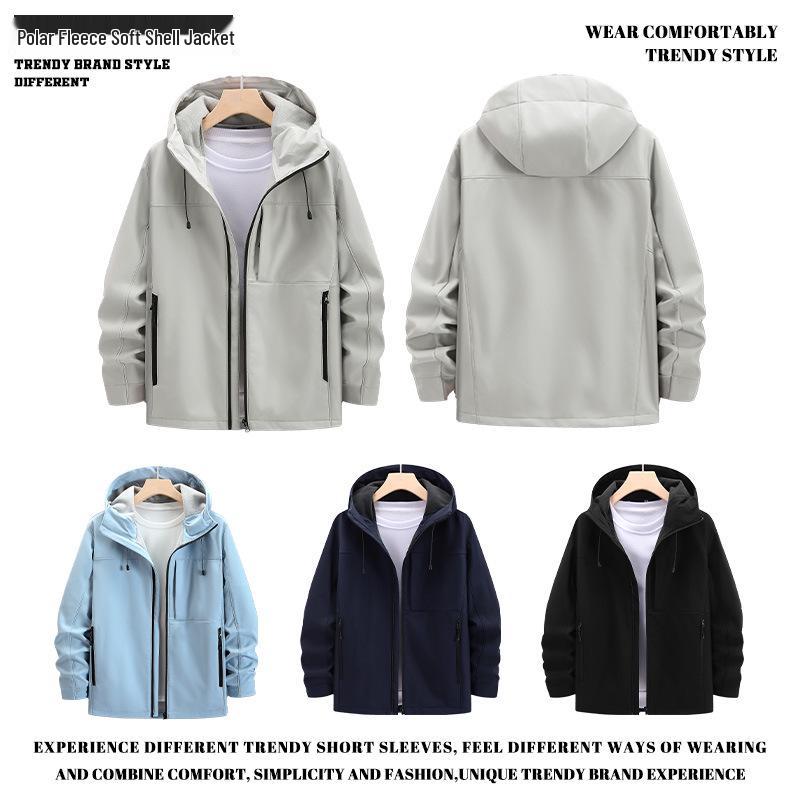 Men s Windproof & Waterproof Velvet Hooded Jacket – Trendy Outdoor Soft Shell for Couples 2XL білий
Men s Windproof & Waterproof Velvet Hooded Jacket – Trendy Outdoor Soft Shell for Couples 2XL білий