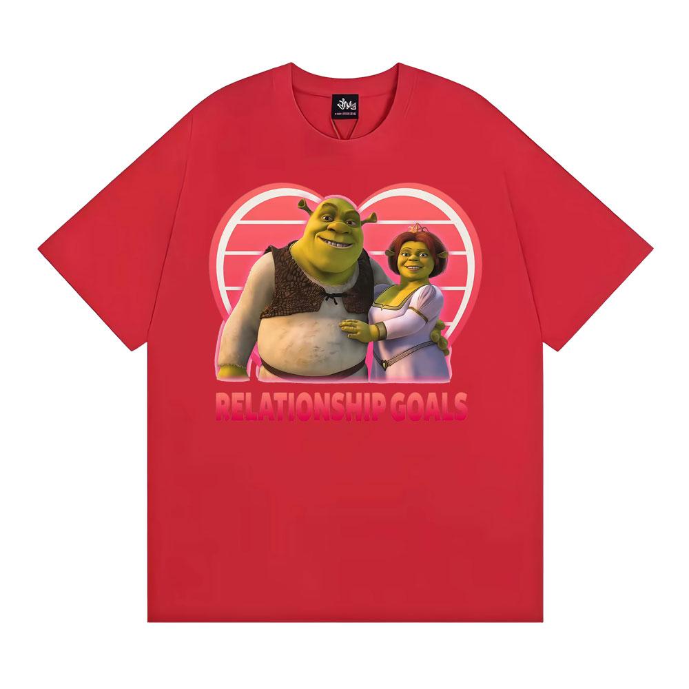 Shrek and Fiona Relationship Goals Meme T Shirt Funny Couples Cartoon Tshirts Unisex Women Fashion Humor Cozy High Quality Tshirt S
Shrek and Fiona Relationship Goals Meme T Shirt Funny Couples Cartoon Tshirts Unisex Women Fashion Humor Cozy High Quality Tshirt S