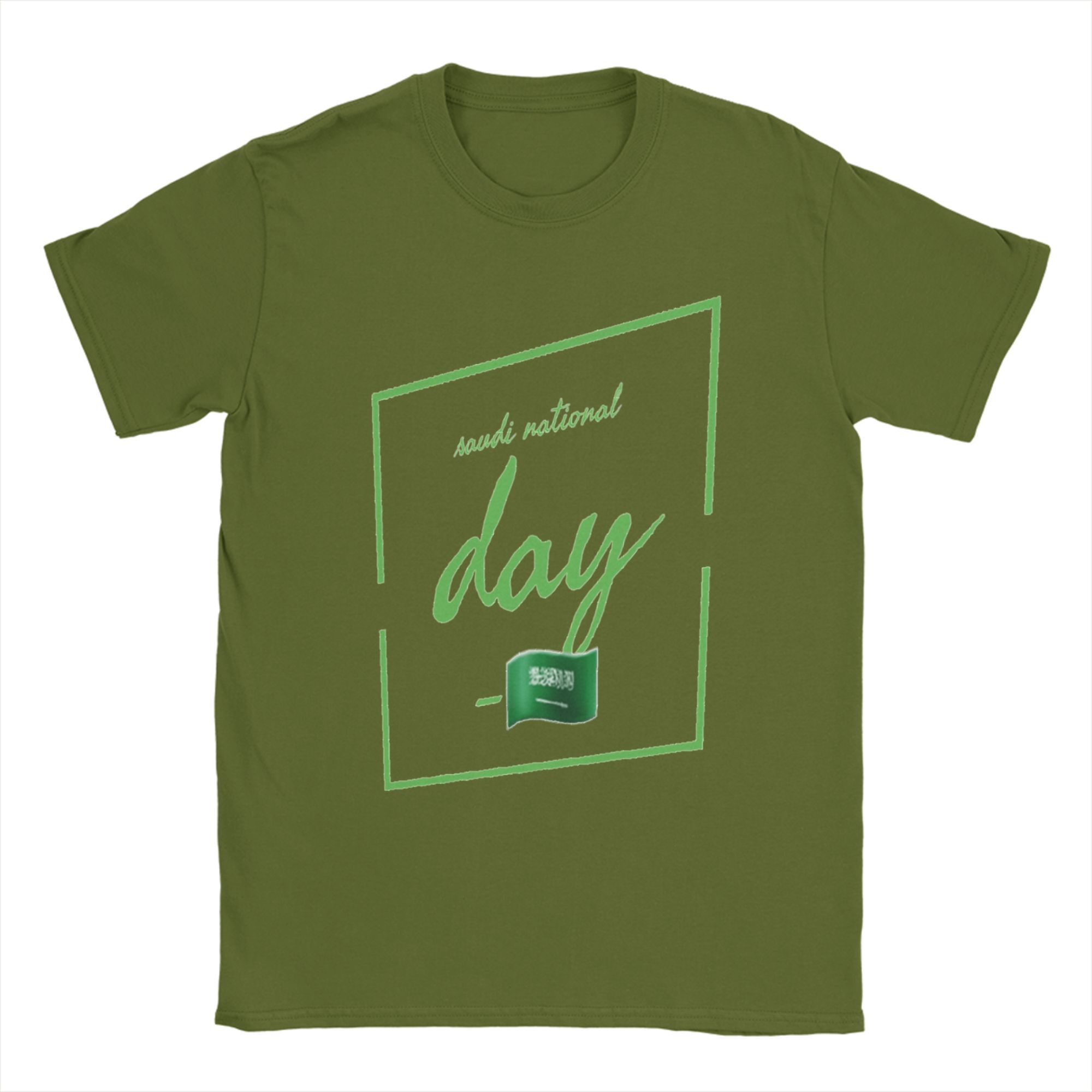 National Day of Saudi Arabia T Shirt Summer 100 Cotton T Shirts For Couple Hipster Casual Tshirt Short-Sleeved Style Clothing 4XL
National Day of Saudi Arabia T Shirt Summer 100 Cotton T Shirts For Couple Hipster Casual Tshirt Short-Sleeved Style Clothing 4XL