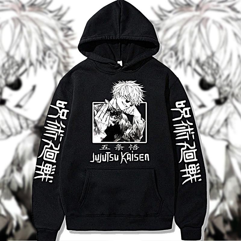 Аниме-толстовка с капюшоном Jujutsu Kaisen Gojou Satoru Print Harajuku Мужская одежда Флисовые толстовки с капюшоном Пуловеры Топы Свободные длинные рукава XS красный
Аниме-толстовка с капюшоном Jujutsu Kaisen Gojou Satoru Print Harajuku Мужская одежда Флисовые толстовки с капюшоном Пуловеры Топы Свободные длинные рукава XS красный