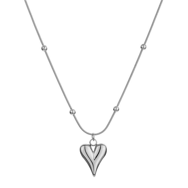 Classic Peach Heart Pendant Stainless steel Necklace Korean Fashion Jewelry Girl s Sexy Heart-shaped Clavicle Chain For Woman
Classic Peach Heart Pendant Stainless steel Necklace Korean Fashion Jewelry Girl s Sexy Heart-shaped Clavicle Chain For Woman