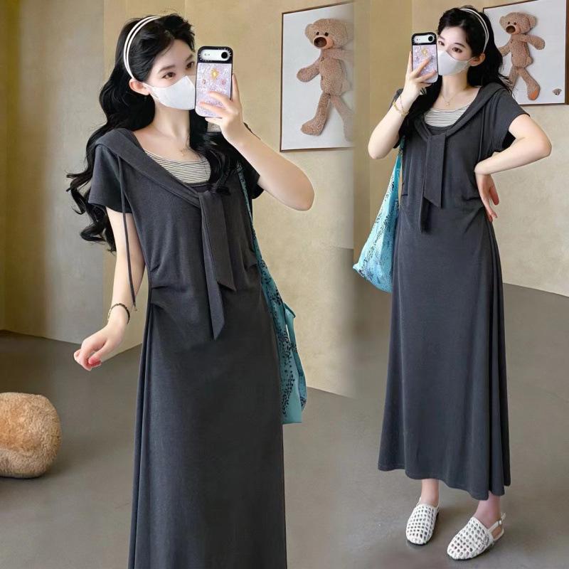2026 French Style Maternity Dress with Age-Reducing Shawl for Pregnant Moms, Long Summer Skirt Large темно-серого
2026 French Style Maternity Dress with Age-Reducing Shawl for Pregnant Moms, Long Summer Skirt Large темно-серого