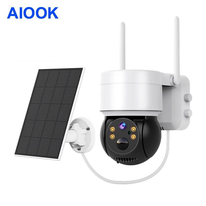 AIOOK Відеоспостереження з живленням від сонячних батарей Wi-Fi Ip-камера Зовнішня сонячна камера Водонепроникна Виявлення людського тіла Звукова сигналізація Плавний двосторонній аудіо Camera+128GB чорний
AIOOK Відеоспостереження з живленням від сонячних батарей Wi-Fi Ip-камера Зовнішня сонячна камера Водонепроникна Виявлення людського тіла Звукова сигналізація Плавний двосторонній аудіо Camera+128GB чорний