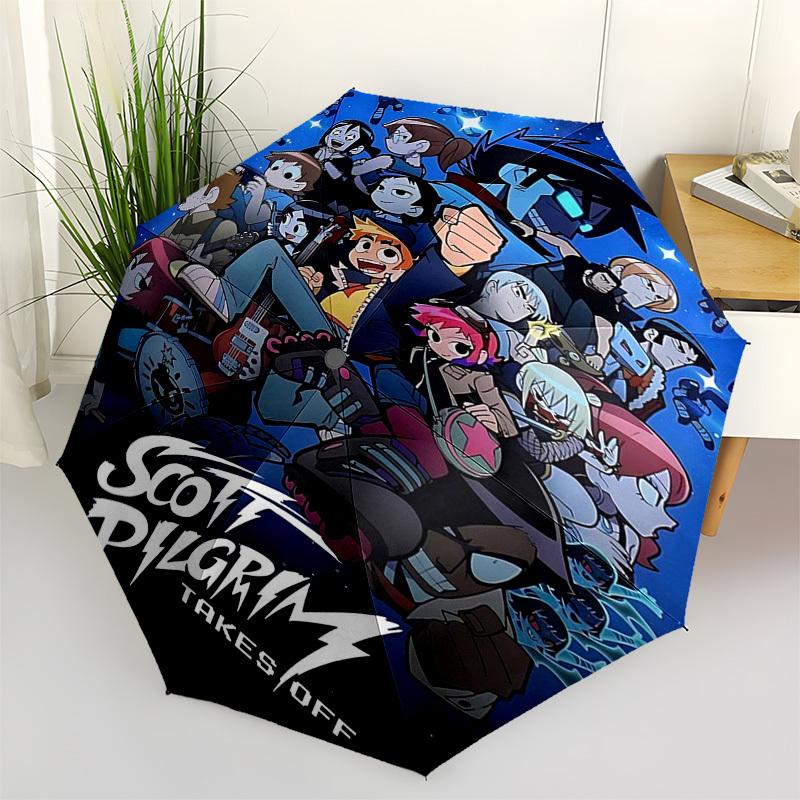 1pc Scott Pilgrim Takes Off Auto-Folding Umbrella: Portable 3-Fold Design with 8-Bone Iron Frame, Perfect for Outdoor Use, Festive Gifts, Travel, Dail
1pc Scott Pilgrim Takes Off Auto-Folding Umbrella: Portable 3-Fold Design with 8-Bone Iron Frame, Perfect for Outdoor Use, Festive Gifts, Travel, Dail