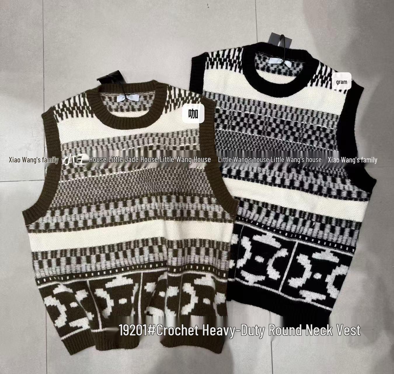 Xiao Wang s Winter 19201 Korean Style Plus Size Casual Crochet Knit Sweater Vest One Size чёрный
Xiao Wang s Winter 19201 Korean Style Plus Size Casual Crochet Knit Sweater Vest One Size чёрный