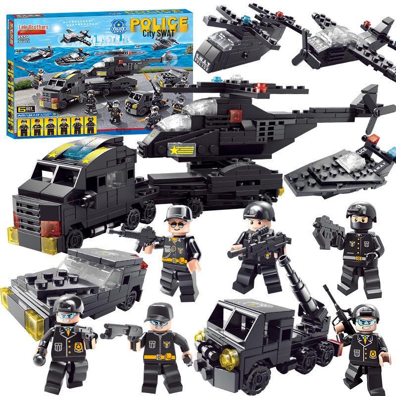 Free Shipping Compatible Military SWAT Series Small Particle LEGO-Compatible Building Blocks Educational Toys for Kids
Free Shipping Compatible Military SWAT Series Small Particle LEGO-Compatible Building Blocks Educational Toys for Kids