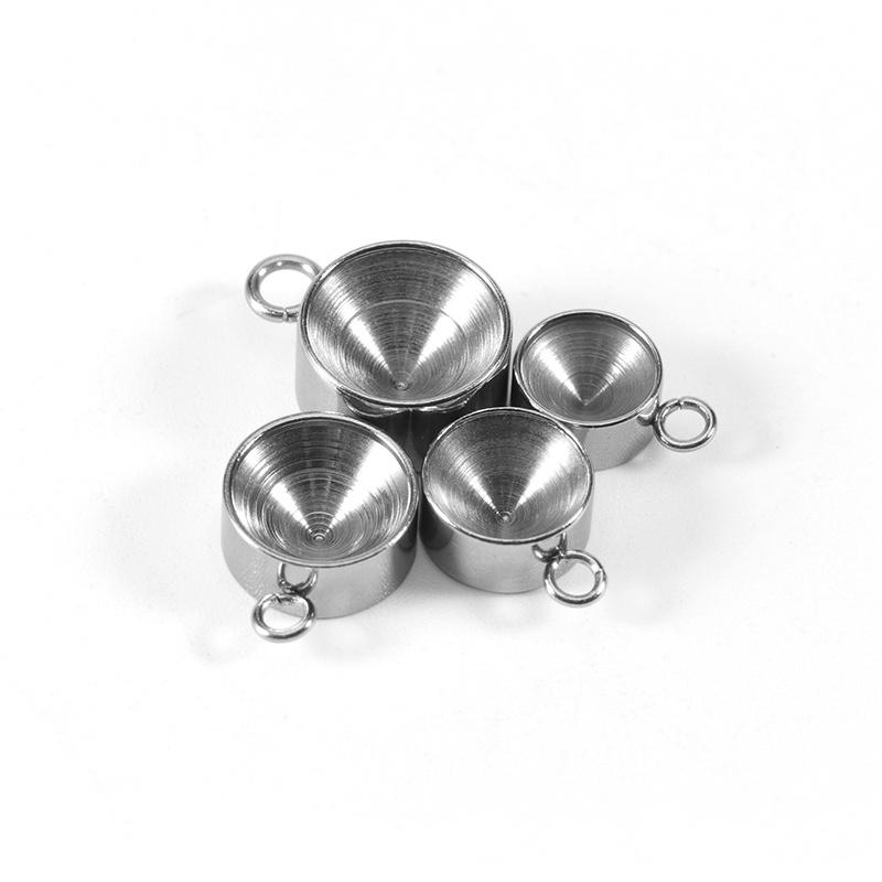 20pcs/lot 4-10mm Stainless Steel Stone Support Cabochon Base Cameo Setting Charms Pendant Tray For DIY Charms Jewelry Making 4mm
20pcs/lot 4-10mm Stainless Steel Stone Support Cabochon Base Cameo Setting Charms Pendant Tray For DIY Charms Jewelry Making 4mm