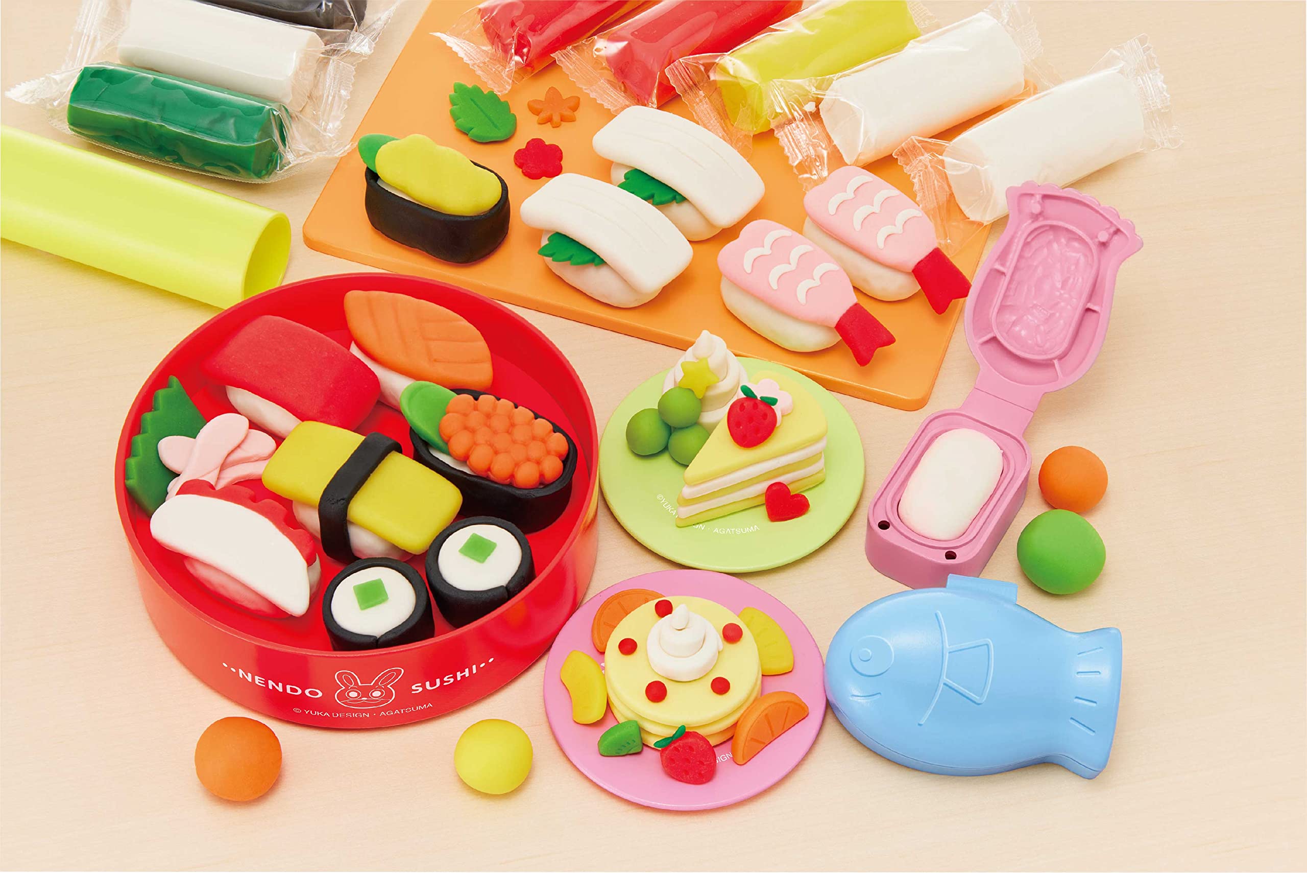 AGATSUMA Clay Squishy Sushi Shop Set 3 and Nendo! (Ages Up)
AGATSUMA Clay Squishy Sushi Shop Set 3 and Nendo! (Ages Up)