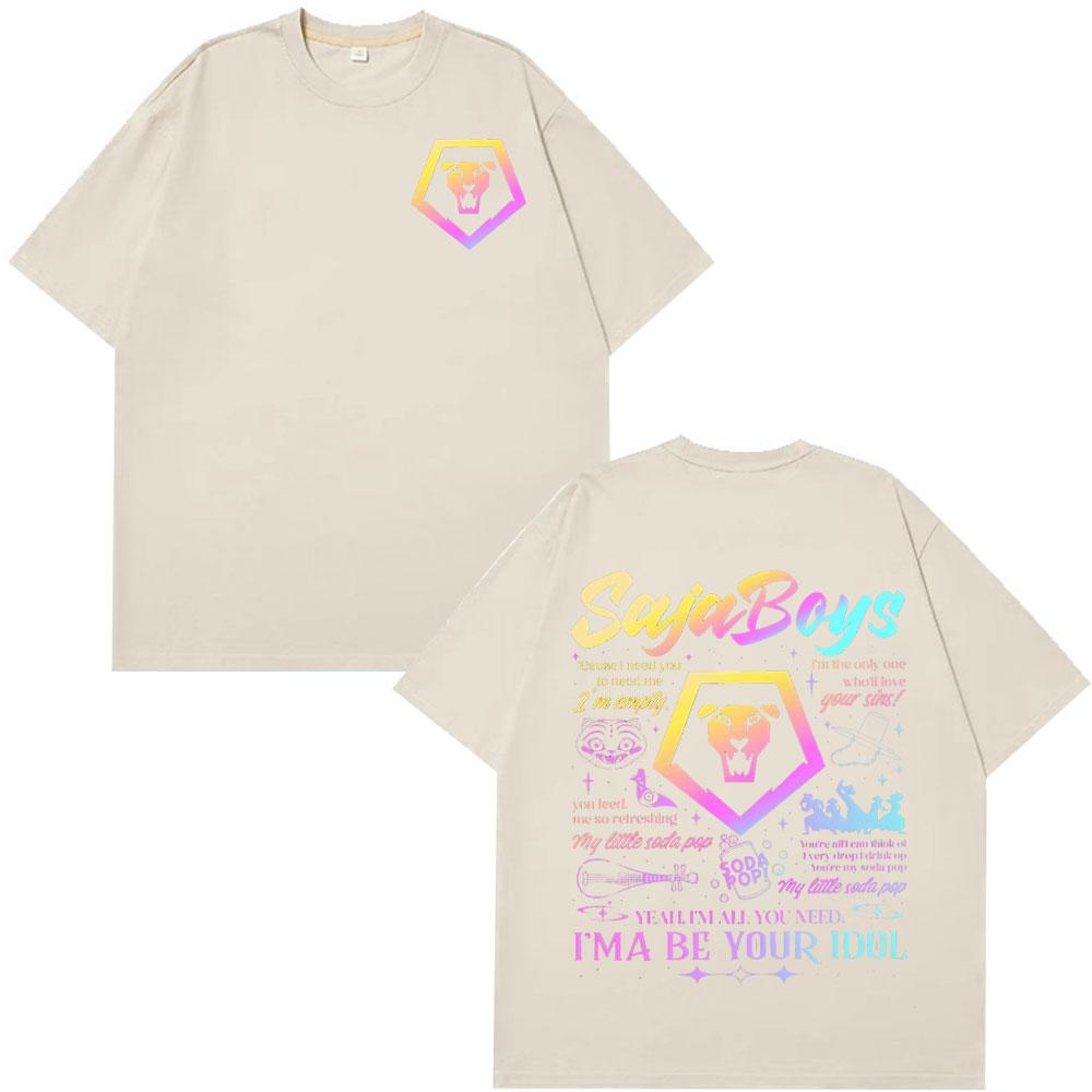 Kpop Saja Boys Demon Hunters Retro Graphic T-shirts Men Women Aesthetic Tees Summer Cotton Casual Harajuku T Shirts Fan Gifts 3XL хакі
Kpop Saja Boys Demon Hunters Retro Graphic T-shirts Men Women Aesthetic Tees Summer Cotton Casual Harajuku T Shirts Fan Gifts 3XL хакі