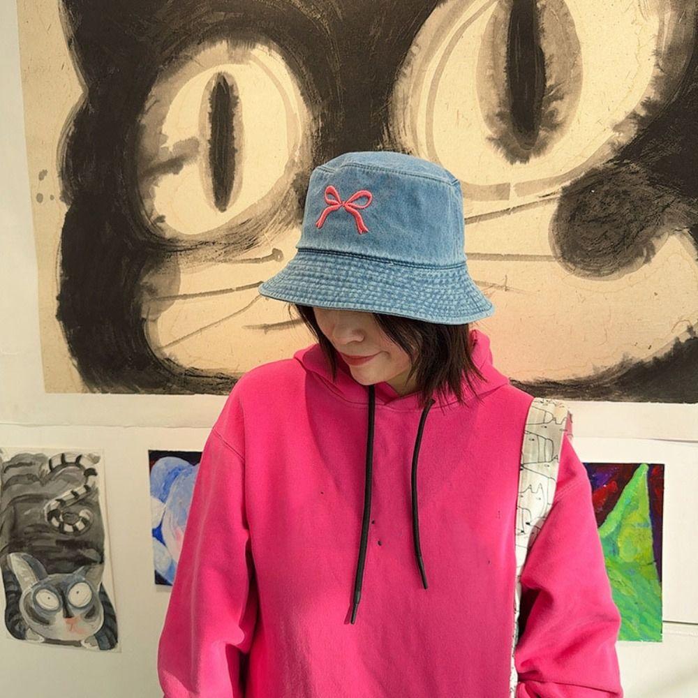 Солнцезащитная кепка-бантик Fisherman Hat Bowknot Panama Hat Casual Denim Bucket Hat Male
Солнцезащитная кепка-бантик Fisherman Hat Bowknot Panama Hat Casual Denim Bucket Hat Male