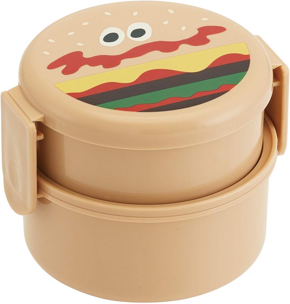 Skater Round Lunch Box 500ml Bento Box with Fork 2 Tiers Made in Japan Burger Conks ONWR1
Skater Round Lunch Box 500ml Bento Box with Fork 2 Tiers Made in Japan Burger Conks ONWR1