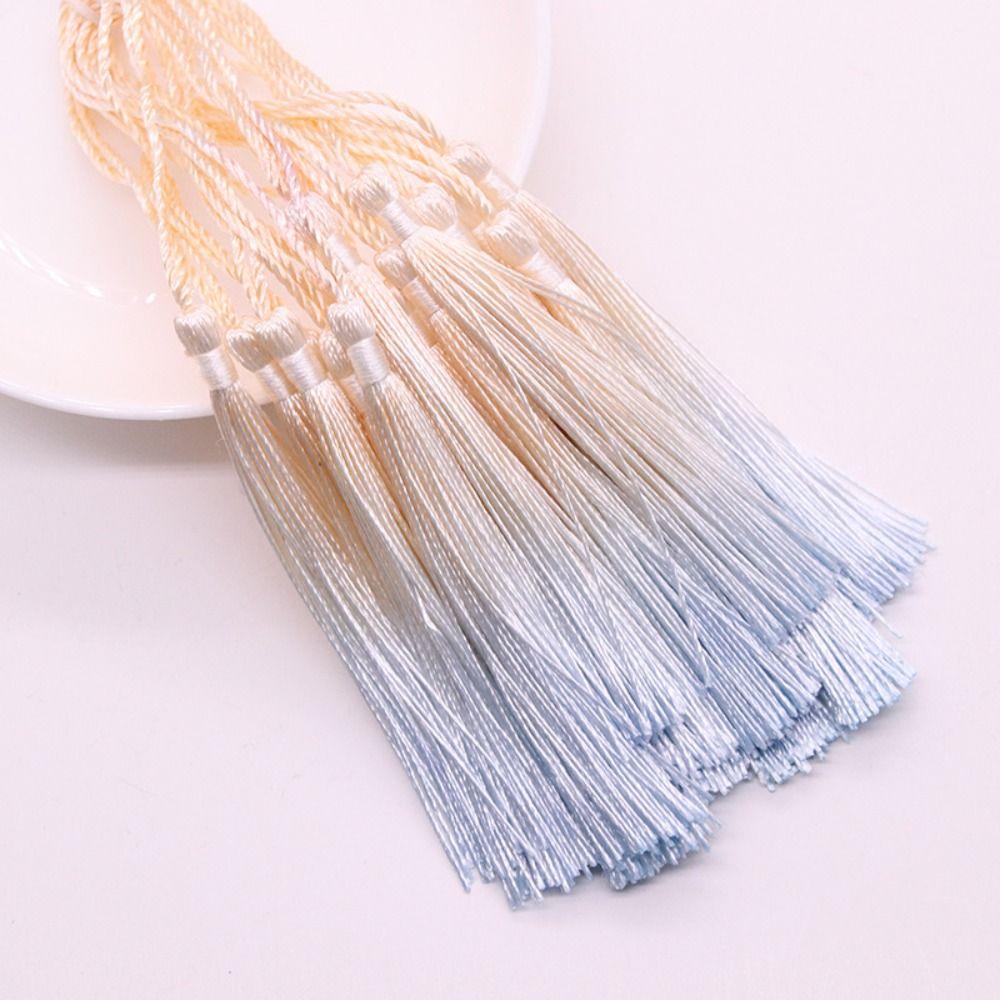 10 шт. DIY Crafts Gradient Tassels Bookmark Hanging Feed Render Colorful Macrame Jewelry Making C
10 шт. DIY Crafts Gradient Tassels Bookmark Hanging Feed Render Colorful Macrame Jewelry Making C
