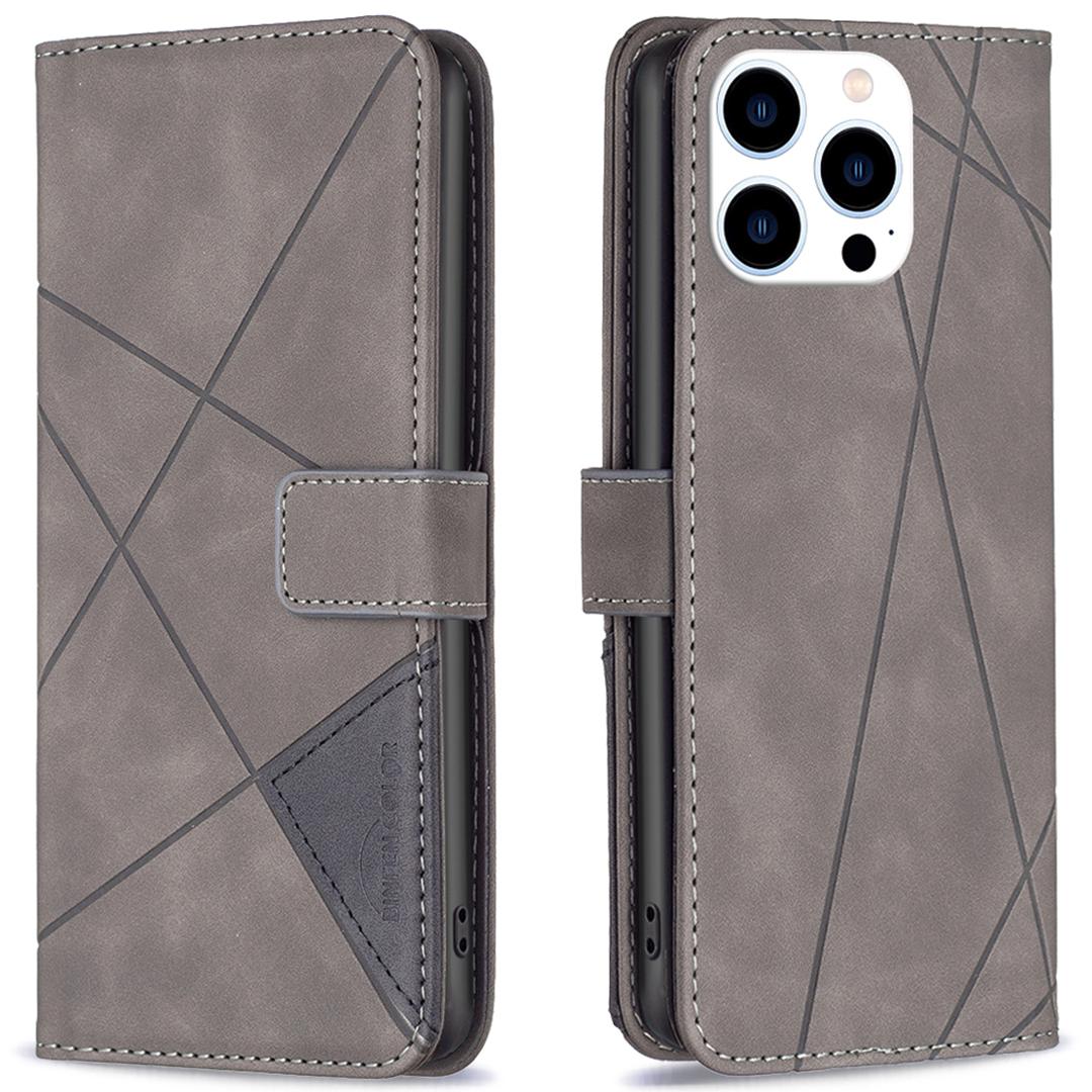 For iPhone 16 Pro Phone Cases Wallet Stand Geometry Imprint Leather Cover Grey
For iPhone 16 Pro Phone Cases Wallet Stand Geometry Imprint Leather Cover Grey