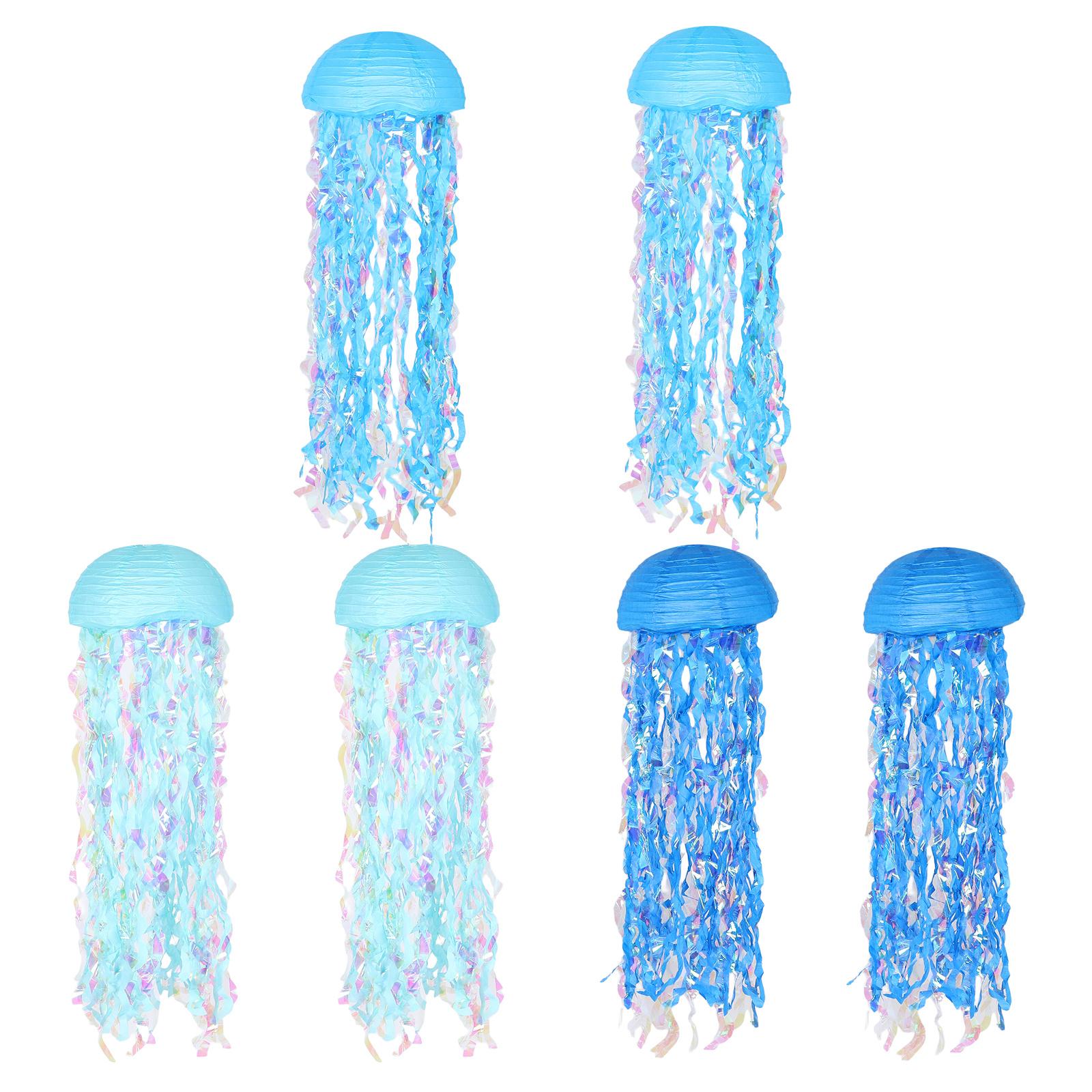 6Pcs Jellyfish Paper Lanterns Hanging Ocean Decor Mermaid Theme Gradient Lights for Under The Sea Party Indoor Outdoor Use other
6Pcs Jellyfish Paper Lanterns Hanging Ocean Decor Mermaid Theme Gradient Lights for Under The Sea Party Indoor Outdoor Use other