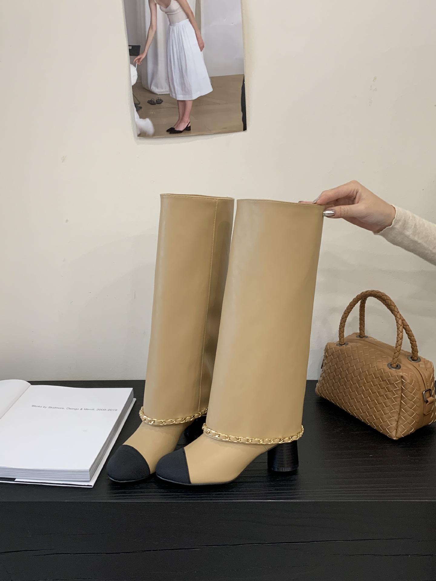 Round head color matching knight boots autumn 2025 new temperament thick heel high trousers boots women 39 хаки
Round head color matching knight boots autumn 2025 new temperament thick heel high trousers boots women 39 хаки