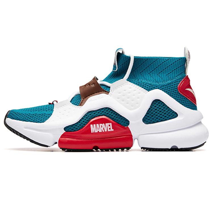 MARVEL x Anta Extensions Comfortable Cushioning Abrasion Resistant Rebound Mid top Running Shoes Men s Blue White 91928812-10 43
MARVEL x Anta Extensions Comfortable Cushioning Abrasion Resistant Rebound Mid top Running Shoes Men s Blue White 91928812-10 43