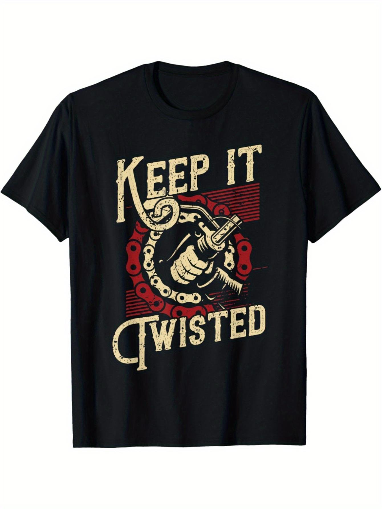 Keep Twisted Vintage Motorcycle pattern design100 cotton summer Oneck short sleeve casual printed mens Tshirt 4XL
Keep Twisted Vintage Motorcycle pattern design100 cotton summer Oneck short sleeve casual printed mens Tshirt 4XL