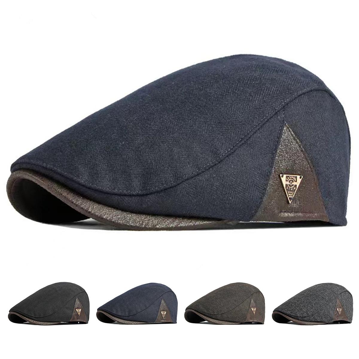 Men Side Triangle Label Newsboy Caps British Painters Hats Spring and Autumn Flat Cap Hip Hop Berets темно-сірий колір
Men Side Triangle Label Newsboy Caps British Painters Hats Spring and Autumn Flat Cap Hip Hop Berets темно-сірий колір