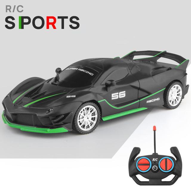 1/18 RC Car LED Light 2.4G Radio Remote Sports Cars For Children Racing High Speed Drive Vehicle Drift Boys Girls Toys зелений/чорний
1/18 RC Car LED Light 2.4G Radio Remote Sports Cars For Children Racing High Speed Drive Vehicle Drift Boys Girls Toys зелений/чорний