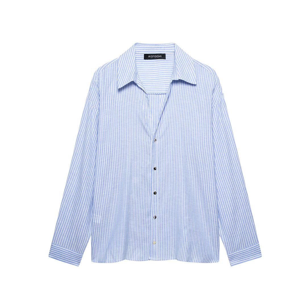 TAOP&ZA Spring/Summer Women s Striped Linen Blend Shirt XS
TAOP&ZA Spring/Summer Women s Striped Linen Blend Shirt XS