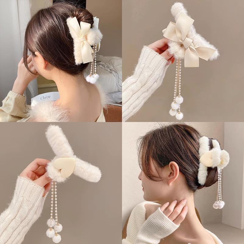 Hair Claw Headwear Women Fashion Faux Fur Hair Clip Acrylic Large Hair Claw Korea For Girl Winter Crab Barrette Hair Accessories
Hair Claw Headwear Women Fashion Faux Fur Hair Clip Acrylic Large Hair Claw Korea For Girl Winter Crab Barrette Hair Accessories