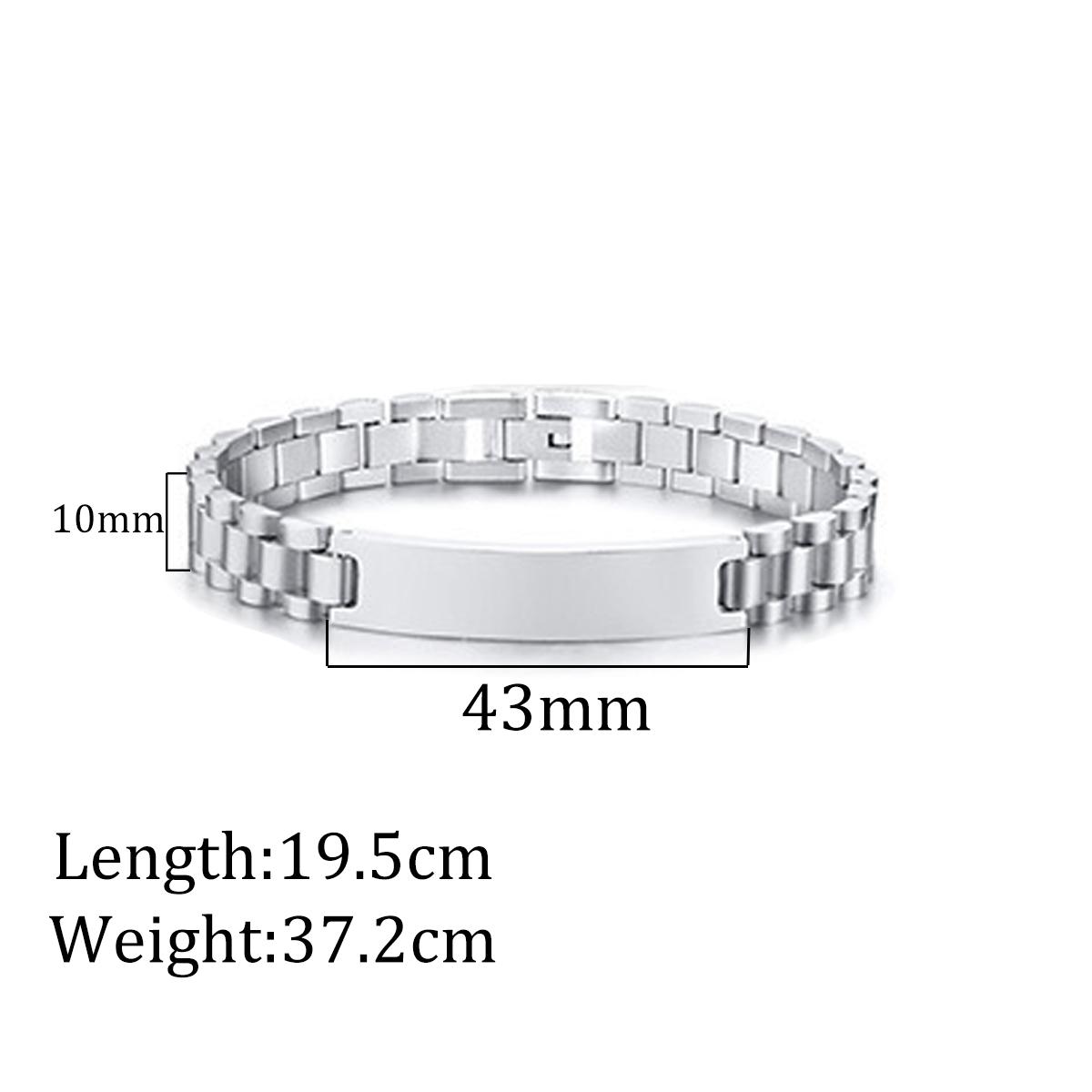Atoztide 10mm Punk Men Personalised Engraved Name Date Bracelets for Women Thick Chain Stainless Steel Jewelry Bangle Gift No engrave
Atoztide 10mm Punk Men Personalised Engraved Name Date Bracelets for Women Thick Chain Stainless Steel Jewelry Bangle Gift No engrave