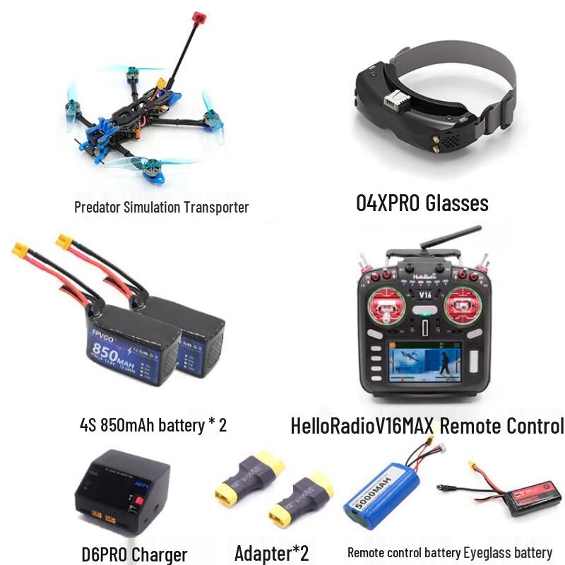HSKRC FPV Predator 4-inch Toothpick Drone RTF Kit
HSKRC FPV Predator 4-inch Toothpick Drone RTF Kit