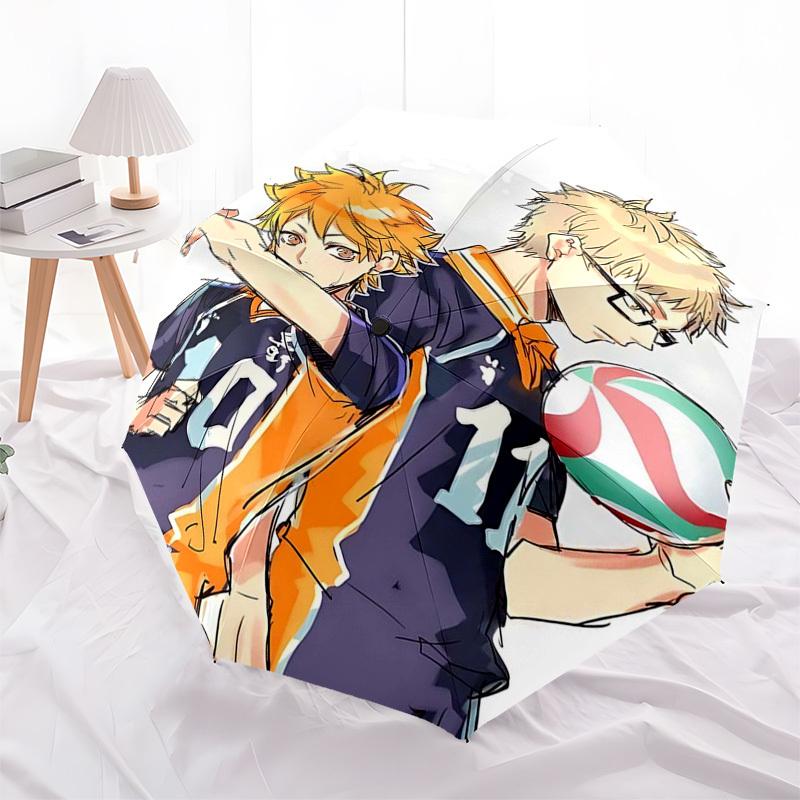 1pc Haikyuu!! Kuroo Tetsurou & Tsukishima Kei Volleyball Team Uniforms Auto Open Close Umbrella, Portable Folding Design, 8-Bone Iron Frame Outdoor Um
1pc Haikyuu!! Kuroo Tetsurou & Tsukishima Kei Volleyball Team Uniforms Auto Open Close Umbrella, Portable Folding Design, 8-Bone Iron Frame Outdoor Um