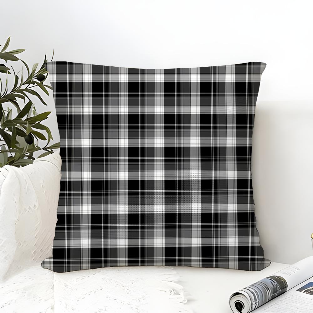 Classic Black White Gray Plaid Pillow Case Cotton Linen Fabric Square Zipper Pillowcase Home Decorative Living Room 30X30cm
Classic Black White Gray Plaid Pillow Case Cotton Linen Fabric Square Zipper Pillowcase Home Decorative Living Room 30X30cm