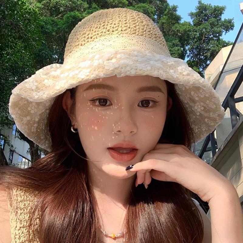 Summer Hat Women Lace Ribbon Bow Brimmed Sunshade Bucket Hat Lady Folding Sun Hat Beach Accessories Sunscreen Travel New Sunhat 56-58cm хакі
Summer Hat Women Lace Ribbon Bow Brimmed Sunshade Bucket Hat Lady Folding Sun Hat Beach Accessories Sunscreen Travel New Sunhat 56-58cm хакі