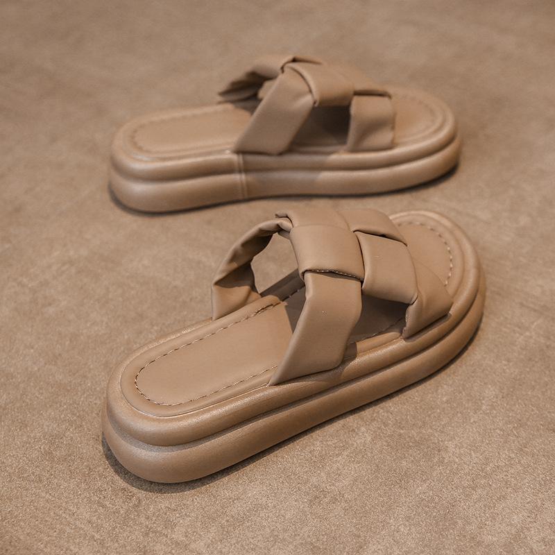 Muffin thick-soled cool slippers women s summer wear 2025 new heightened high-heeled muffin sandals women s casual beach shoes 40 хаки
Muffin thick-soled cool slippers women s summer wear 2025 new heightened high-heeled muffin sandals women s casual beach shoes 40 хаки