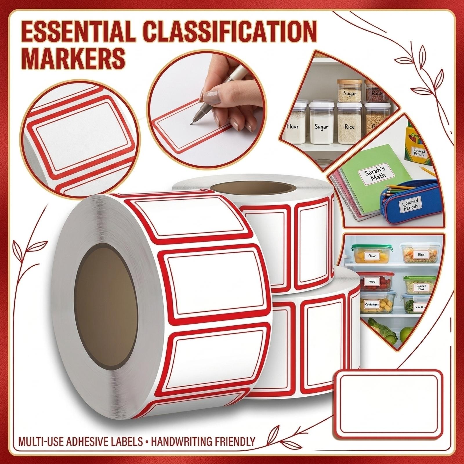 A Roll Of 500 Labels Handwritten Stickers Self-Adhesive And Label Stickers That Can Be Written For Classification One Size червоний
A Roll Of 500 Labels Handwritten Stickers Self-Adhesive And Label Stickers That Can Be Written For Classification One Size червоний