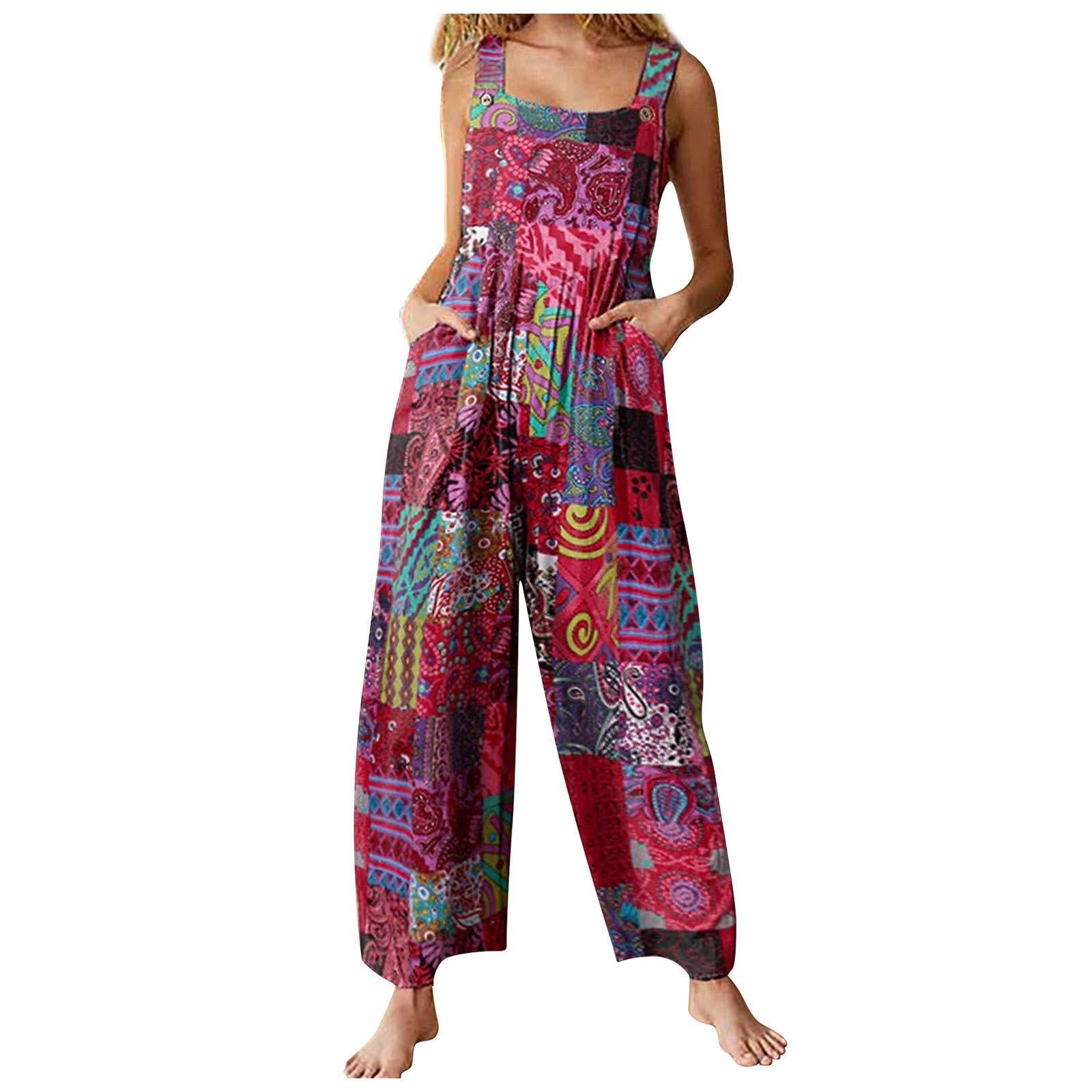 2026 Spring Women s Ethnic Patchwork Print Button Jumpsuit 4XL червоний
2026 Spring Women s Ethnic Patchwork Print Button Jumpsuit 4XL червоний