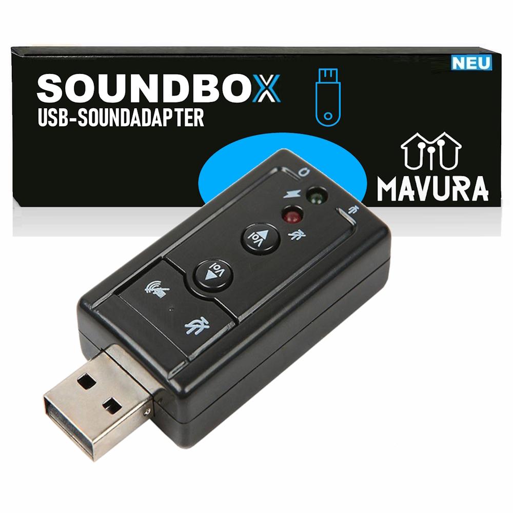 SOUNDBOX USB Звукова карта зовнішній звуковий адаптер 7.1 Об ємний 3D ефект Ноутбук ПК
SOUNDBOX USB Звукова карта зовнішній звуковий адаптер 7.1 Об ємний 3D ефект Ноутбук ПК