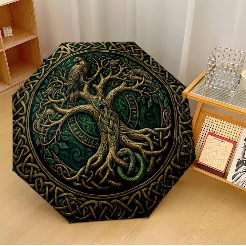 Celtic Moon Magic Circle Printed umbrella windproof folding umbrella portable sun and rain umbrella suitable for gifting
Celtic Moon Magic Circle Printed umbrella windproof folding umbrella portable sun and rain umbrella suitable for gifting