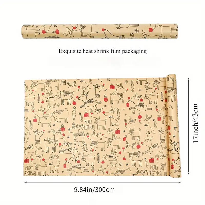 Vintage Reindeer Wrapping Paper, Extra Large Roll. Beige, Red, Brown. For Big Presents, Wedding, Xmas Decor
Vintage Reindeer Wrapping Paper, Extra Large Roll. Beige, Red, Brown. For Big Presents, Wedding, Xmas Decor