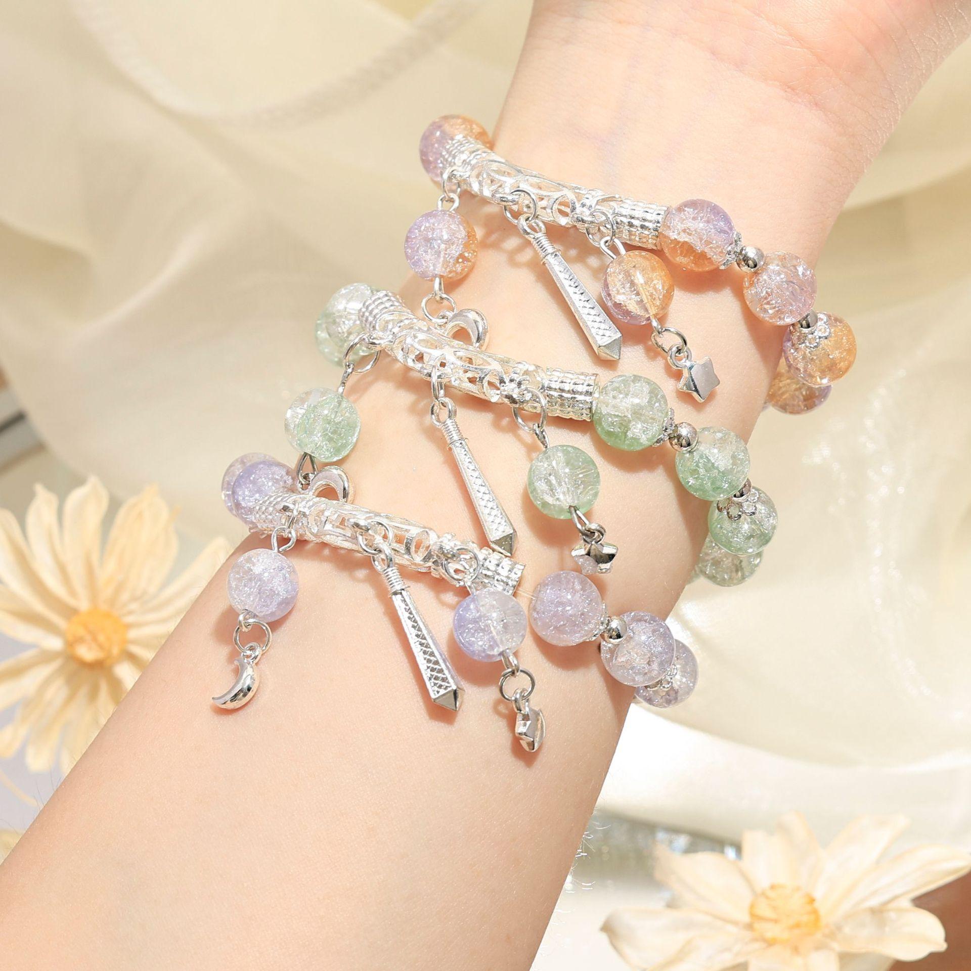 New Mori Super Immortal Starry Sky Half Bracelet Female ins Wind Sweet and Versatile Student Bracelet Direct Sales Jewelry
New Mori Super Immortal Starry Sky Half Bracelet Female ins Wind Sweet and Versatile Student Bracelet Direct Sales Jewelry