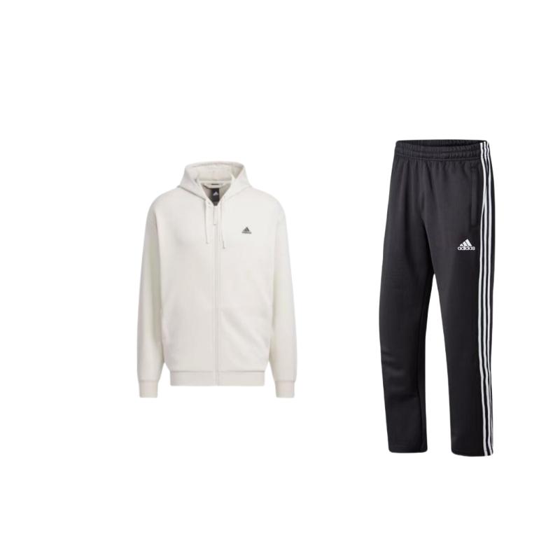 Adidas Solid Color Hooded Zip Jacket And Elastic Striped Long Pants Casual Sports Suit Men Suit TR30PR+IV7604 S
Adidas Solid Color Hooded Zip Jacket And Elastic Striped Long Pants Casual Sports Suit Men Suit TR30PR+IV7604 S