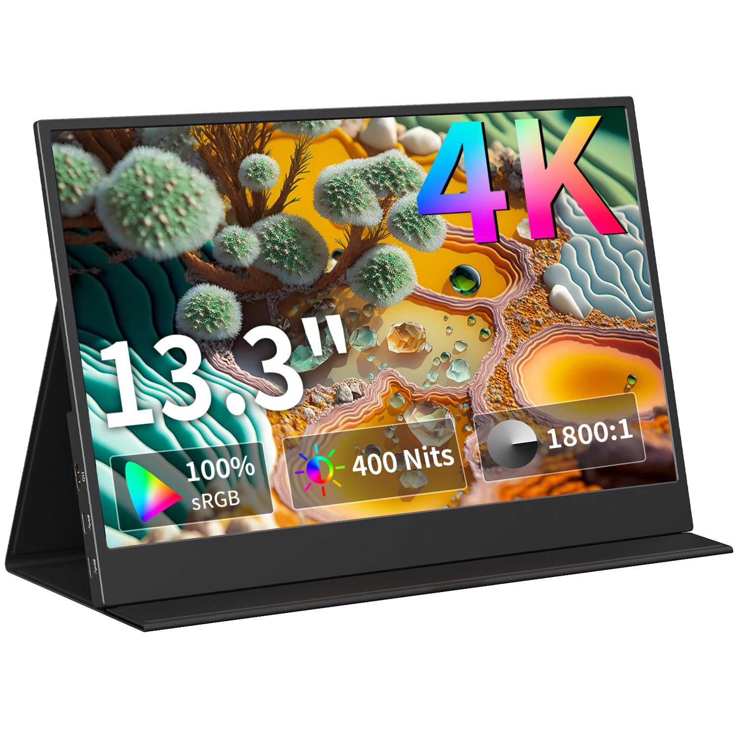 KEEPTIME Мобильный 4K Мобильный Широкий Цветовой Охват Высокая Яркость VESA Защитная Крышка USB Мини Совместимый с Рабочим Монитором для Удаленной Работы, 13,3 Дюйма, Дисплей, чёрный
KEEPTIME Мобильный 4K Мобильный Широкий Цветовой Охват Высокая Яркость VESA Защитная Крышка USB Мини Совместимый с Рабочим Монитором для Удаленной Работы, 13,3 Дюйма, Дисплей, чёрный