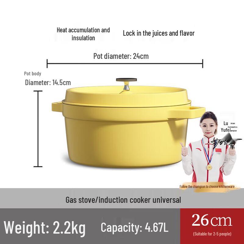 Enameled Cast Iron Stew Pot
Enameled Cast Iron Stew Pot